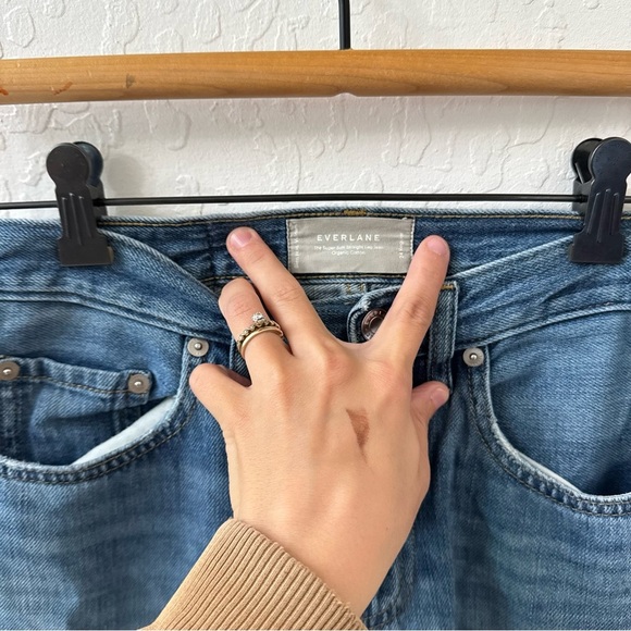 Everlane The Super Soft Straight Leg Jean Size 24 Regular - Picture 7 of 10